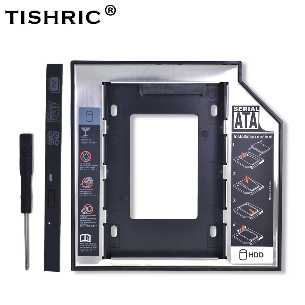 Универсальный пластиковый корпус Optibay для жесткого диска TISHRIC, 9,5 мм, SATA3.0, 2,5 дюйма, SSD, CD, DVD, HDD, корпус, CD ROM|enclosure box|enclosure ideenclosure speaker | АлиЭкспресс