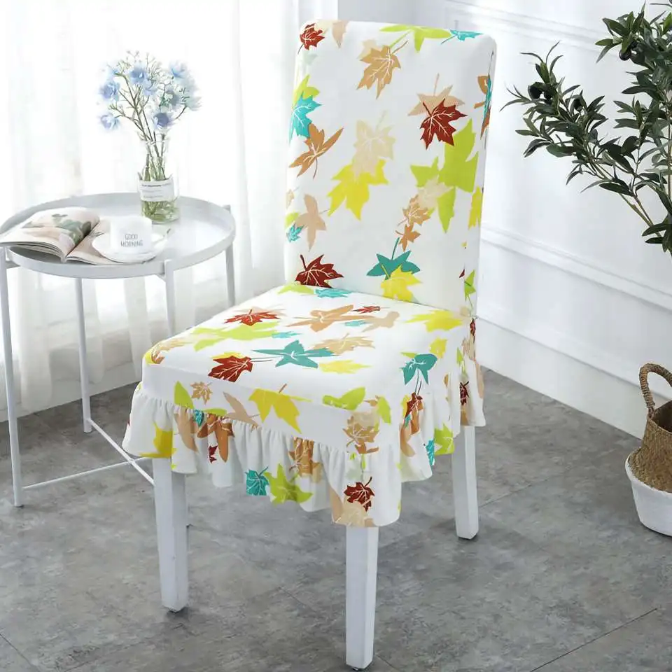 Домашний принт чехлы на кресла стрейч большой эластичный спандекс чехлы на стулья для столовой современный чехол на стул со спинкой - Цвет: 10