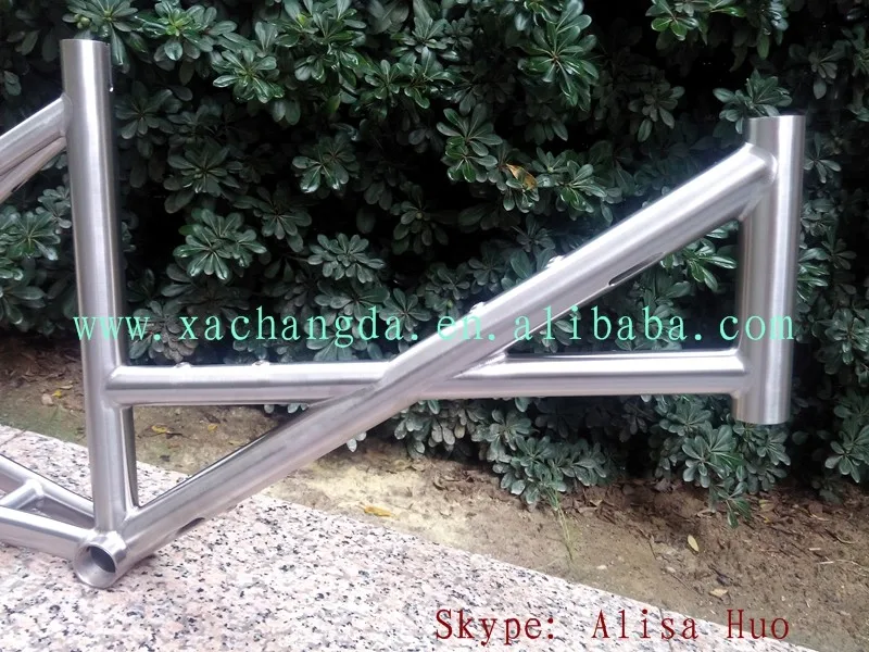 Top titanium bike frame Inner line routing titanium velo bike frame rohloff dropout titanium bicycle rack custom 10