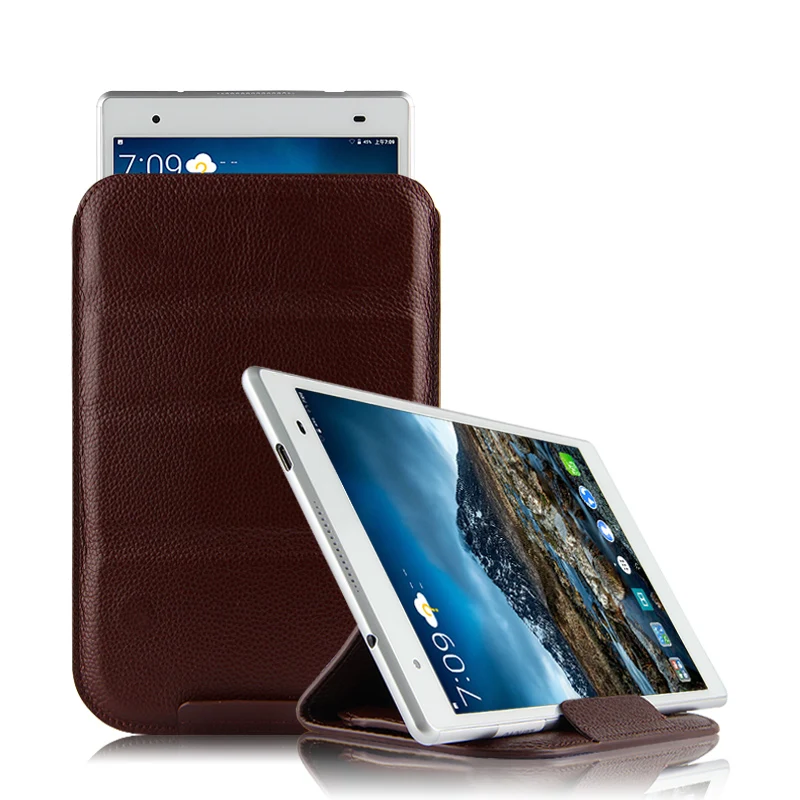 

Case Cowhide Sleeve For Lenovo Tab 4 8 Plus TB-8704V 8.0 Tablet Protective Cover Genuine Leather TB-8804F 8704v 8inch Pouch Case