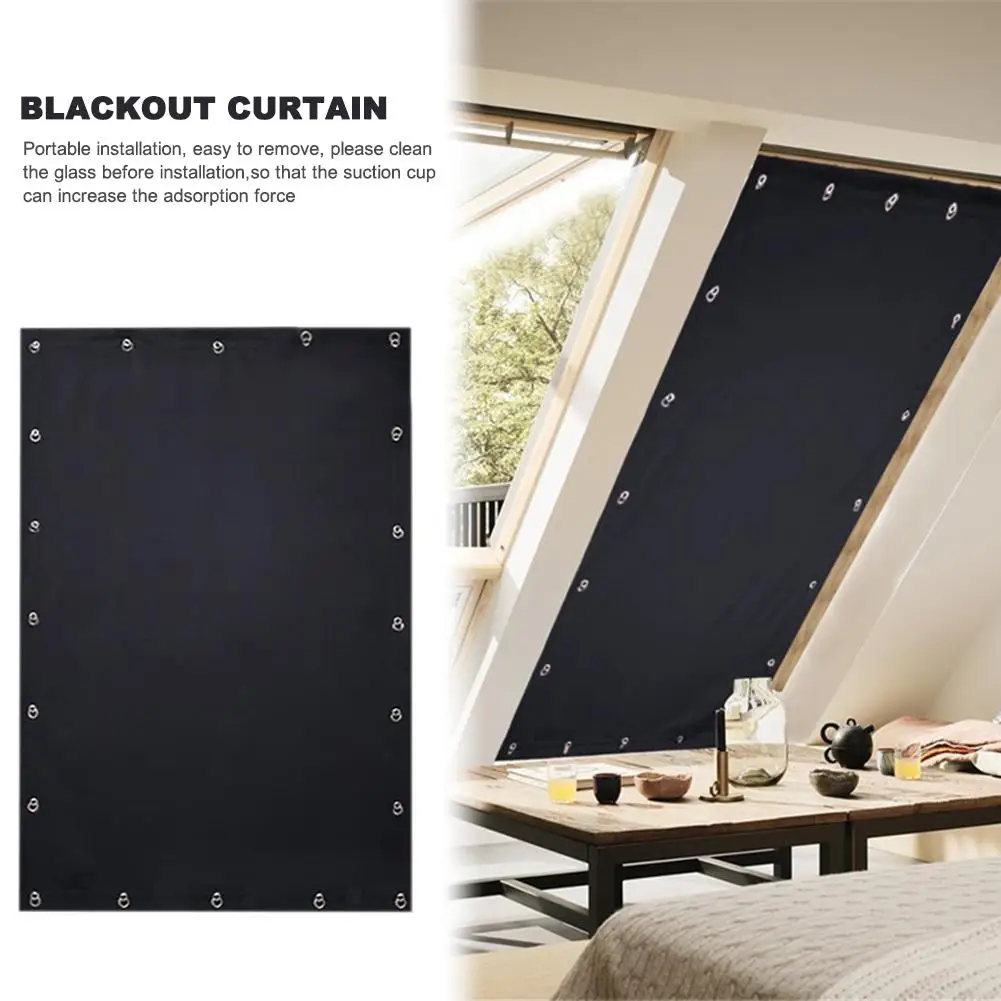 

Portable Blackout Curtain Travel Easy Install Thermal Insulated Folding Shading Cloth Adjustable Free Size Car Sunshade 20E
