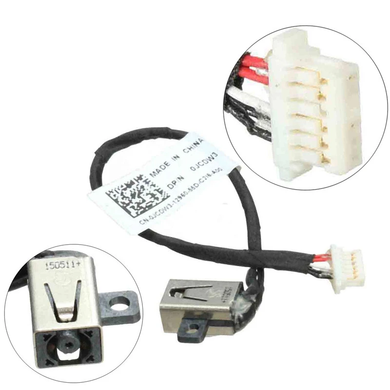 

High Quality DC Power Jack Plug For Dell For Inspiron 5547 15-5555 5558 5559 11-3147 3000 15-3551 14-3458 Power Jack Cable