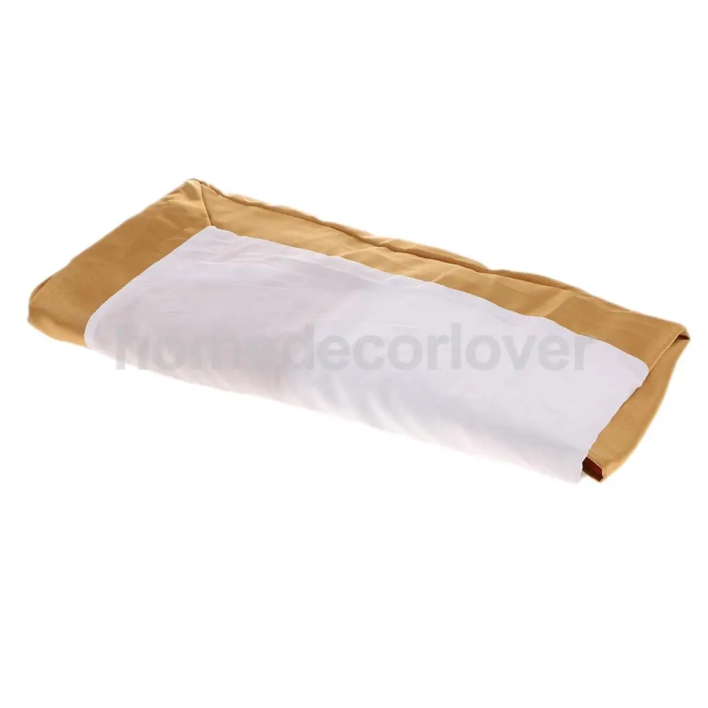 Luxury Plain Dyed Poly Polyester Platform Base Valance Sheet Bed Skirt Apron (Full, Queen, King Size Choice)