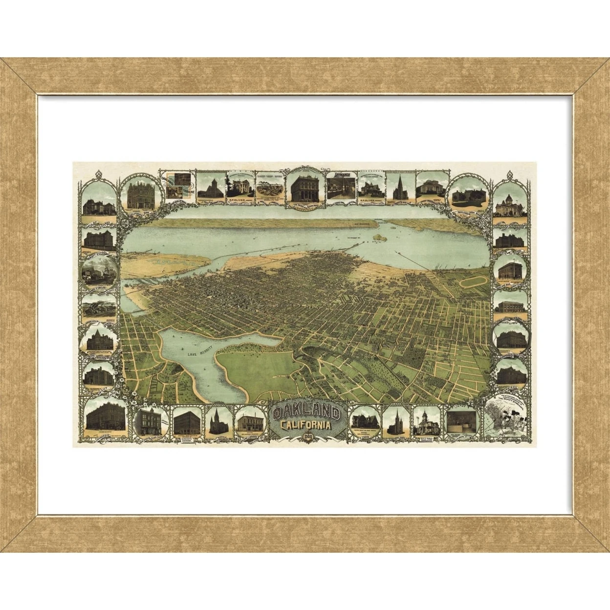 Oakland, California, 1900 (Framed) (1)