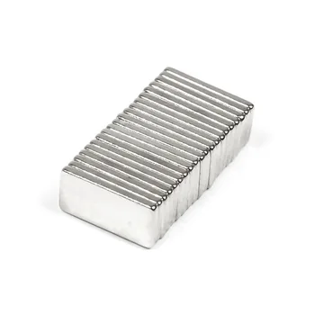 

U-JOVAN 10pcs 10 x 5 x 1 mm N35 Small Block Rare Earth Craft Fridge Magnets Super Strong Powerful Neodynium Magnet 10*5*1mm