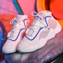 Женская обувь из искусственной кожи; обувь для похудения на платформе; женская спортивная обувь на танкетке; белые кроссовки; womanN1-70