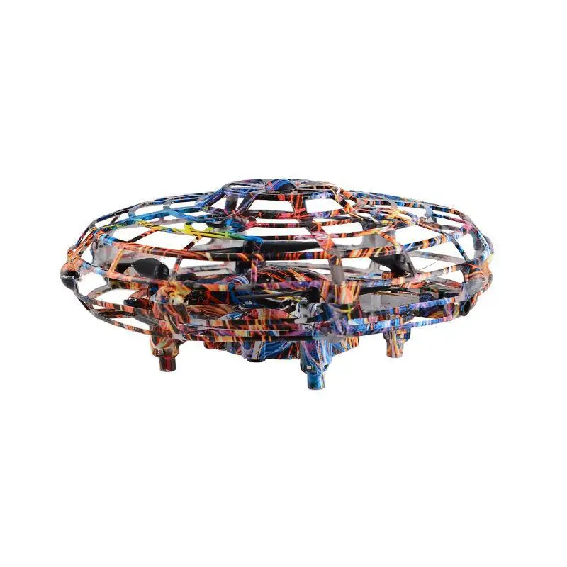 New Induction Flying Saucer Induced Suspension Flight Mini Drone Infrared Sensor LED Flash Manual Flying Saucer Children
