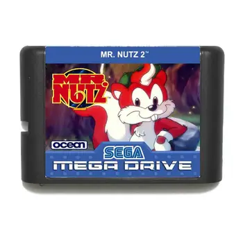 

Mr Nutz 2 16 bit MD Game Card For Sega Mega Drive For Genesis