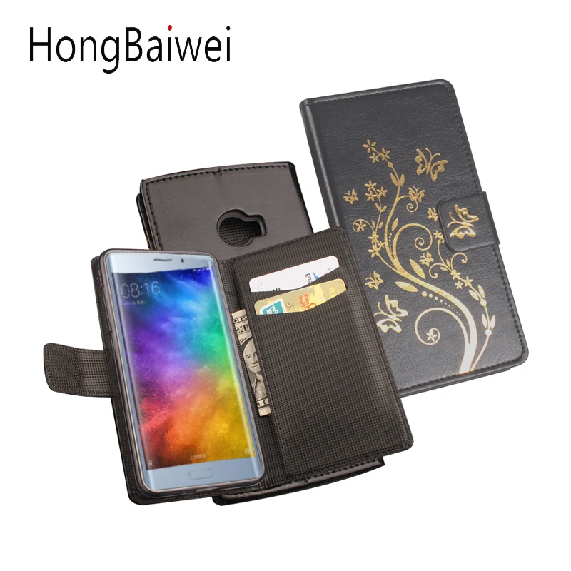 

Crazy Horse Leather Case For Xiaomi Note 2 Retro Vintage Wallet Phone Cover Cases with Stand and Card Holder
