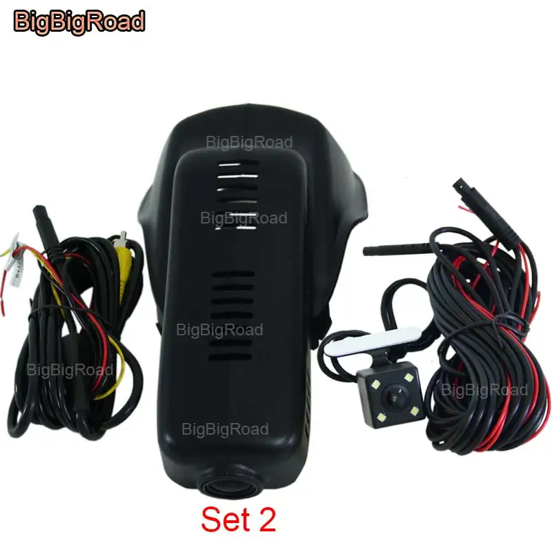 Автомобильный видеорегистратор BigBigRoad wifi камера для volvo XC60 XC 60 2009 2010 2011 2012 2013 2014 2015 /