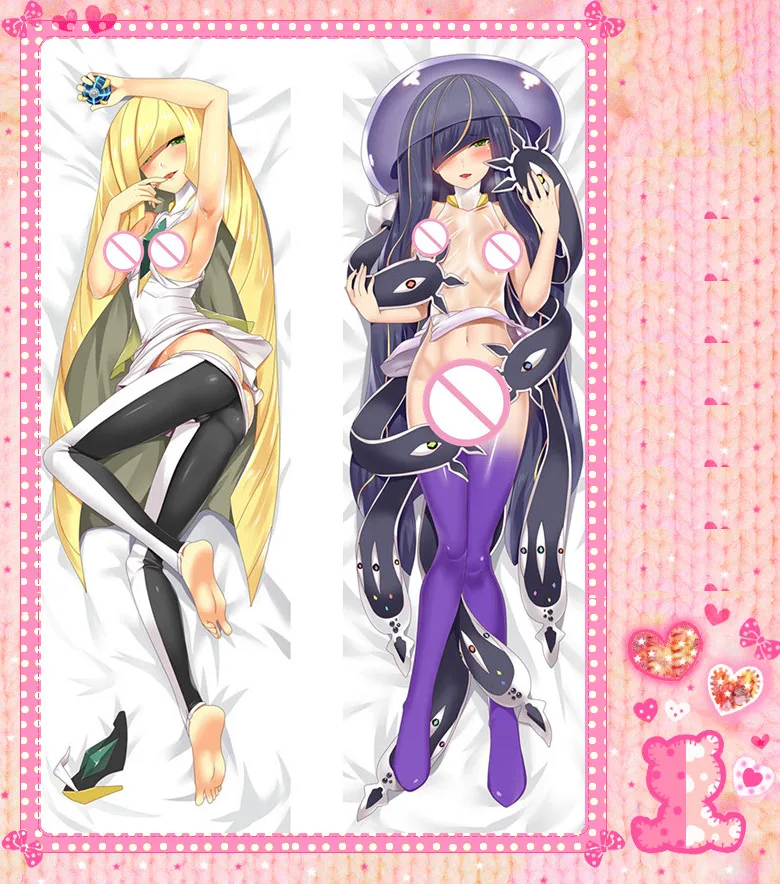 

Anime Cartoon Bolster Hugging Peach Skin 2 Way Pillow Case Pillow Cover Pillowcase Gift 78100