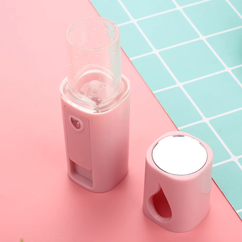 Drop Shpping ABS розовый увлажнитель воздуха Арома-диффузор распылитель для лица модный мини восполняющий воду косметический распылитель для макияжа тела