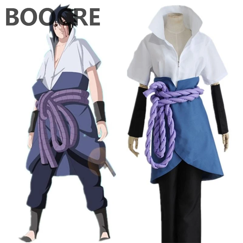 

Anime Cosplay Naruto Ninja Sasuke Uchiha Cosplay Party Costume any size