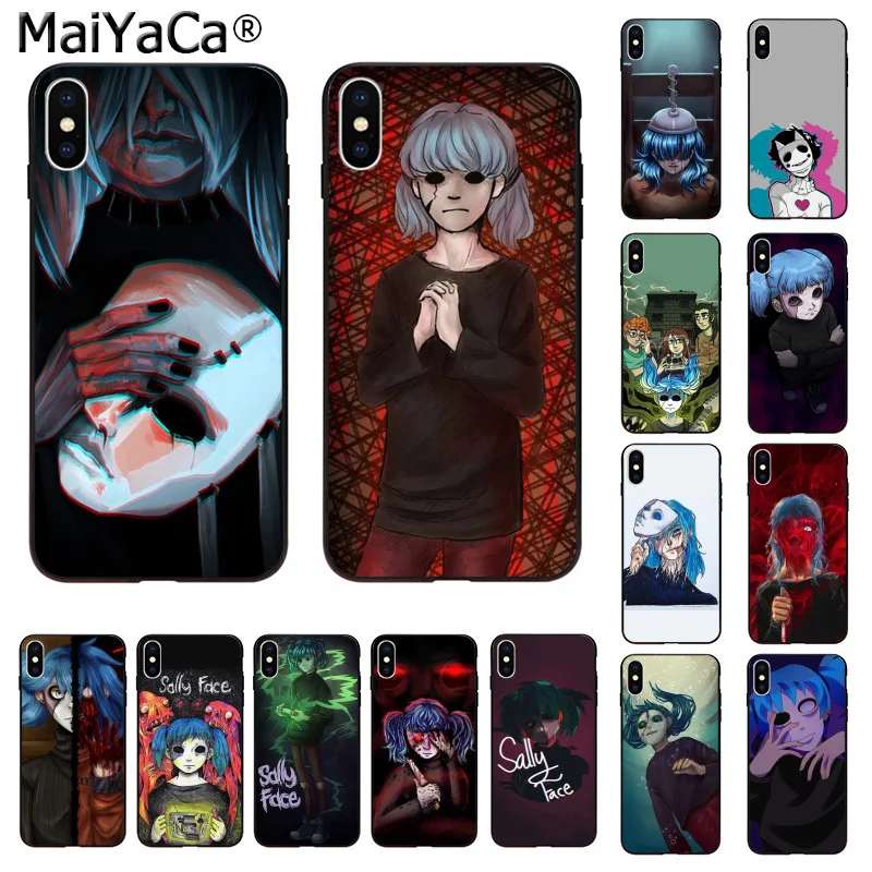 

MaiYaCa Sally Face Game Custom Photo Phone Case for Apple iphone 11 pro 8 7 66S Plus X XS MAX 5S SE XR fundas Cover