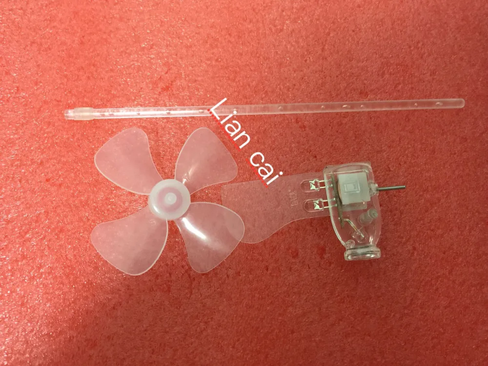 

Free shipping Super small micro wind turbines LED windmill power exploration generator toy