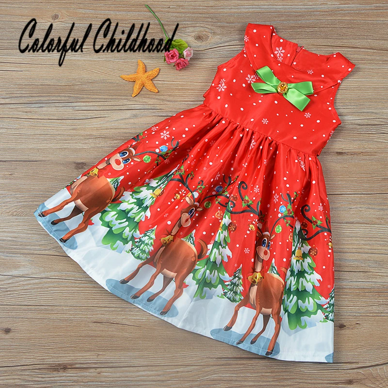 Buy Christmas Serie Hot Style Female Baby 's Dress