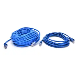 1 шт. компьютерный сетевой кабель RJ45 Ethernet кабель 20 м 30 м для Cat5e Cat5 Интернет сетевой патч LAN кабель шнур