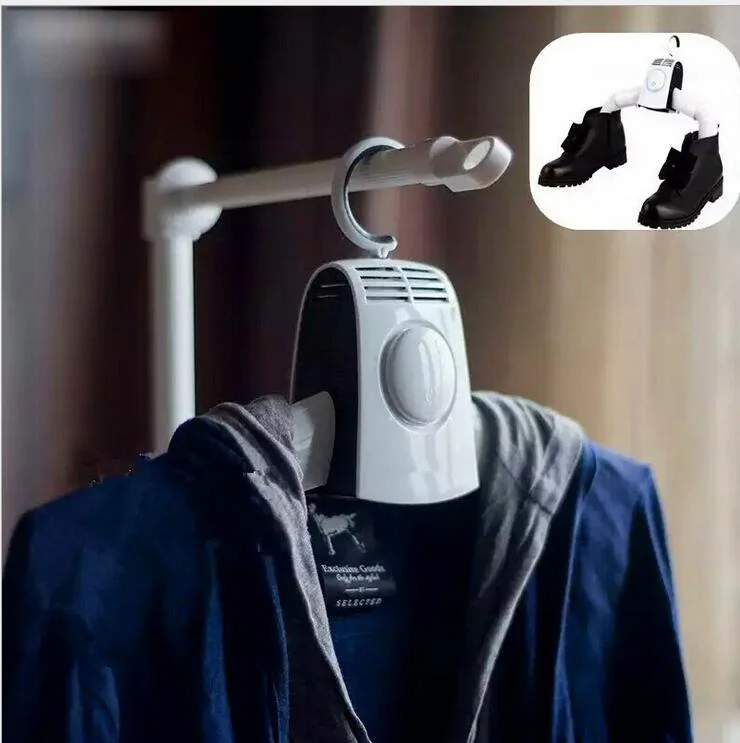 

Portable Clothes Dryer Electric Smart Hang Dryer Clothes Drying Machine Available Clothes Hanger&Shoes Dryer For Outdoor Travel