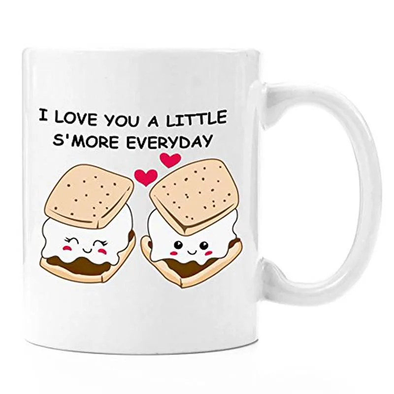 

Love You A Little More | Coffee Mug 11 oz - Anniversary gifts for Her, Wedding Anniversary Gifts for Her, Birthday Gifts for Her