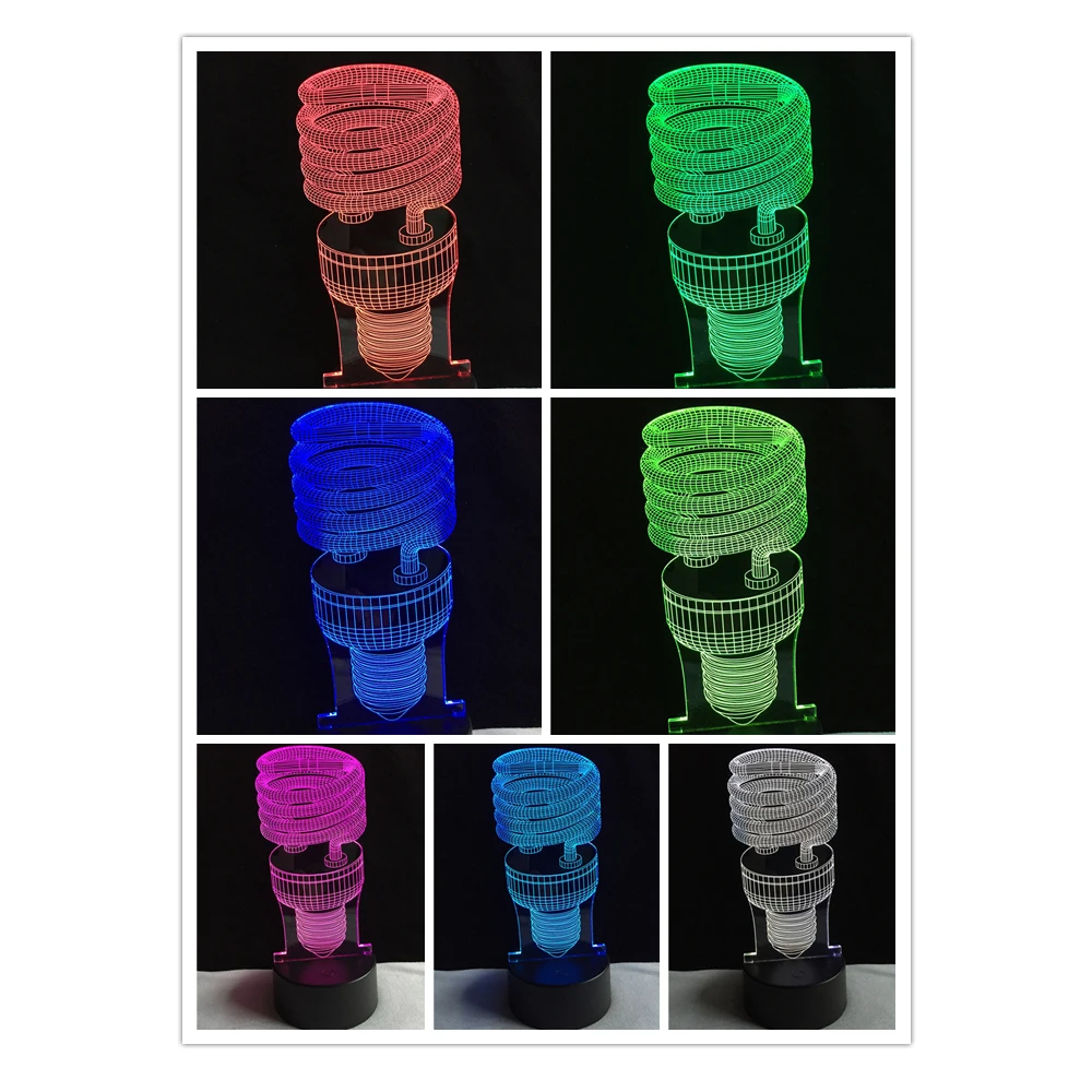Оптовая продажа диодные миниатюрные лампы накаливания 7 цветов меняющие RGB