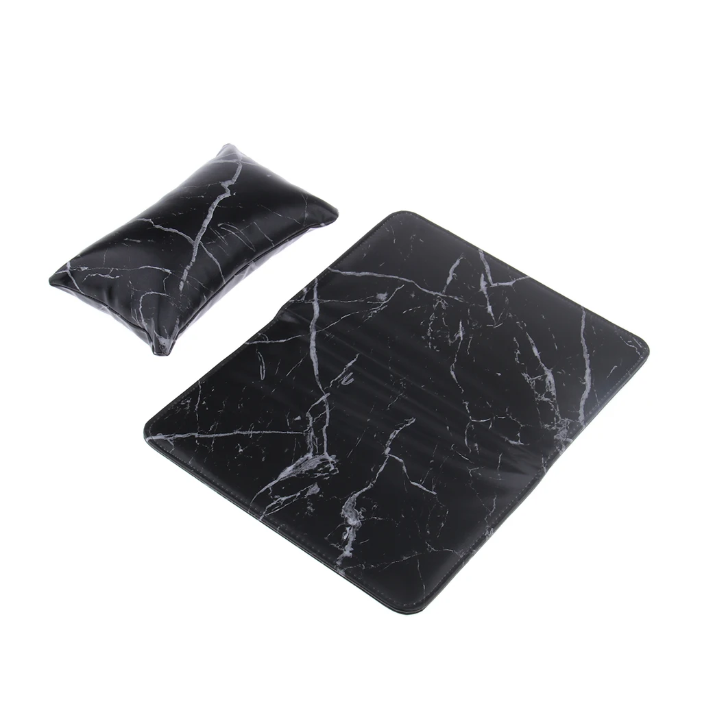 Salon Hand Arm Rest Cushion Detachable Washable PU Leather Nail Art Soft Sponge Pillow and Pads