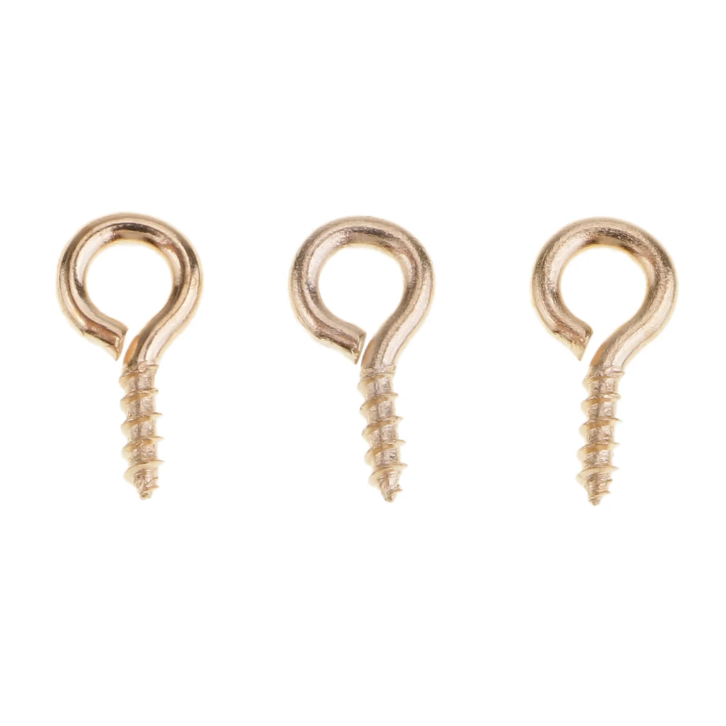 50Pcs 3 Size Metal Bait Screws Carp Fishing Terminal Tackle Boilie Pop Ups for D Rigs Chod Rigs