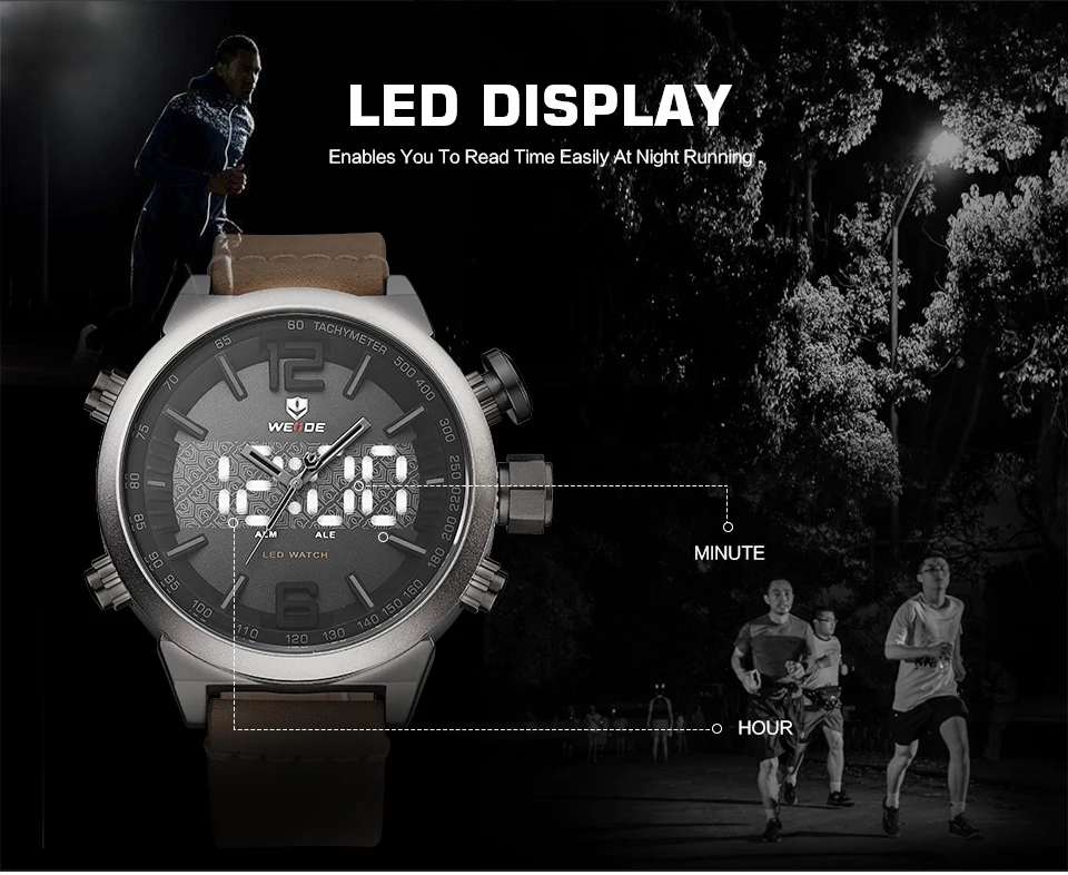 Weide бренд новинка 2017 года Горячие для мужчин спортивные часы светодиодный цифровой кварцевые наручные часы для мужчин лучший