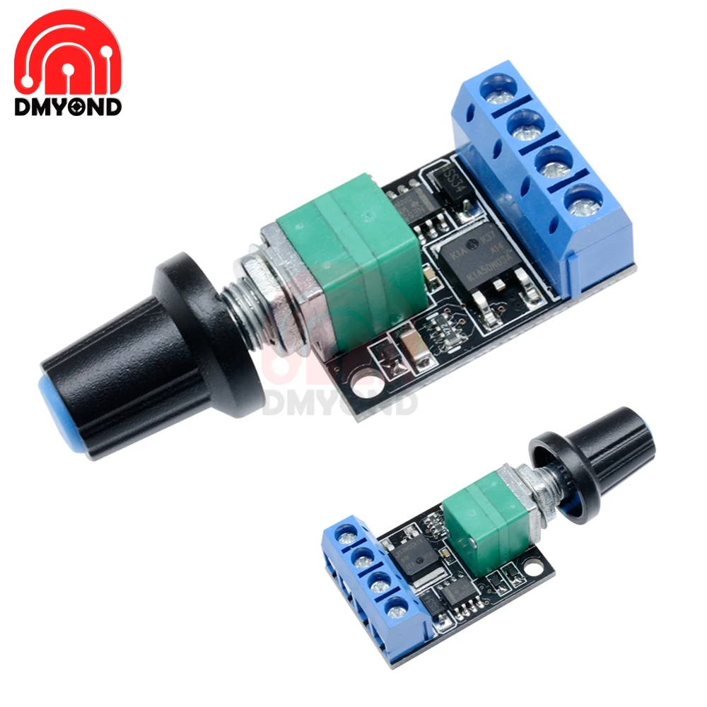 

DC Motor Speed Control PWM Potentiometer Governor Speed Regulation Board LED Dimming 10A 5V High Linearity Band Switch Module