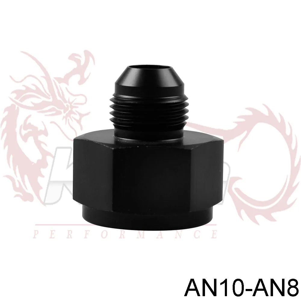 KYLLIN STORE - Black Oil cooler adjustable joints aluminum oxygen hose fitting AN10-AN8 | Автомобили и мотоциклы