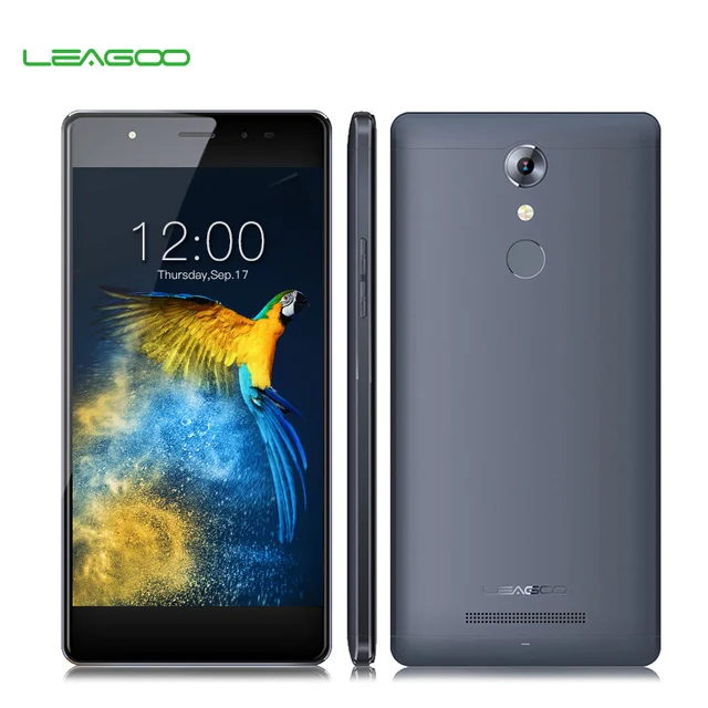 Оригинальный смартфон Leagoo T1 Plus 5.5-дюймовый экран, Android 6.0, четырехядерный процессор MT6737, ОЗУ 3 Гб, постоянная память 16 Гб, мобильный телефон 4G LTE с отпечатком пальца 13 мегапикселей