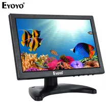 EYOYO EM10A 10," ips светодиодный HD HDMI монитор 1280*800 VGA Видео Аудио со встроенными громкоговорителями для CCTV DVD PC игр