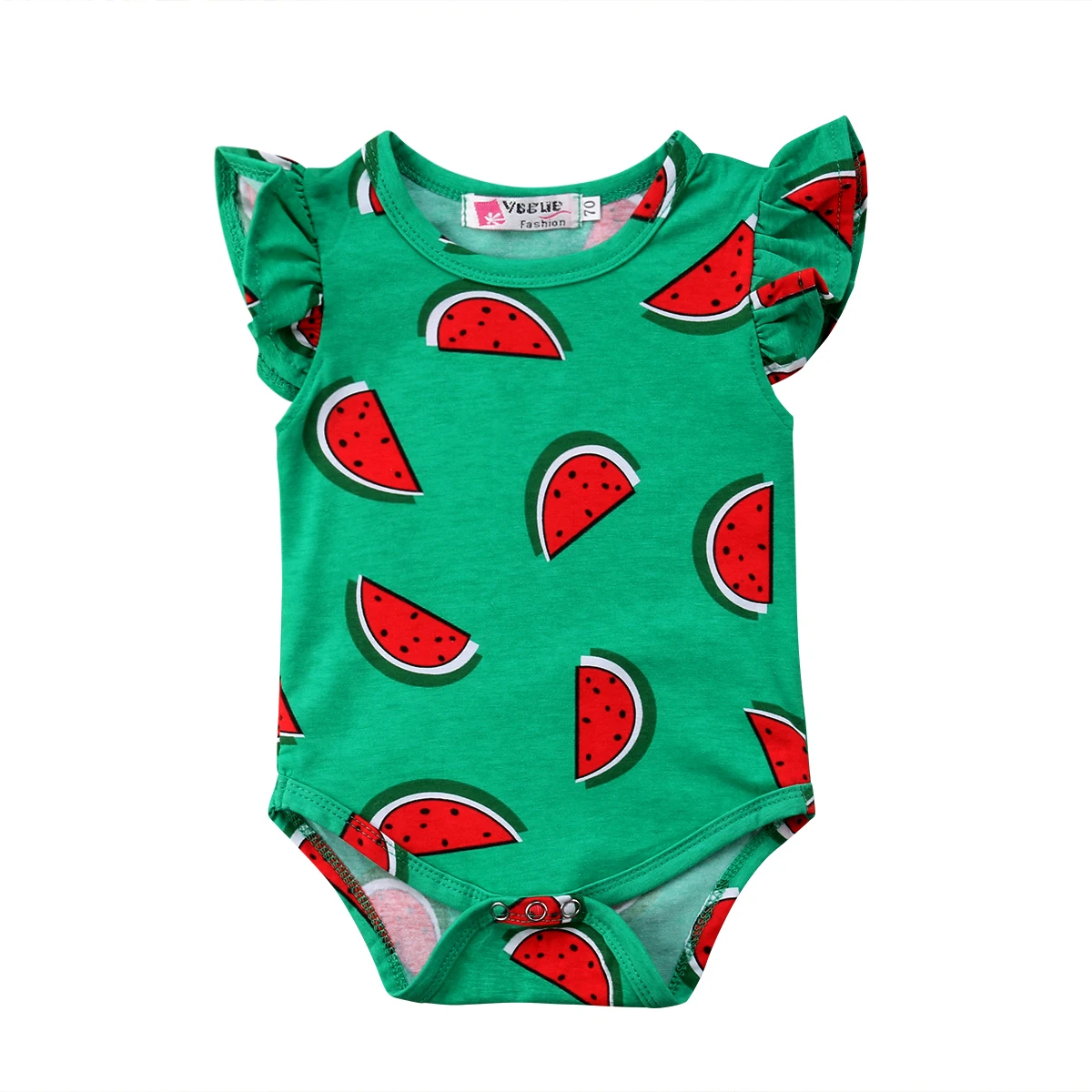 Newborn Infants Baby Girls Watermelon Romper Jumpsuit Playsuits Outfits