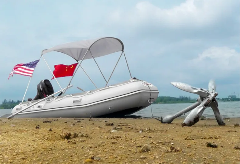 1.5kg 2.5kg 3.2kg vison rib fiberglass inflatable fishing boat air huge boat Galvanized steel iron anchor (2)