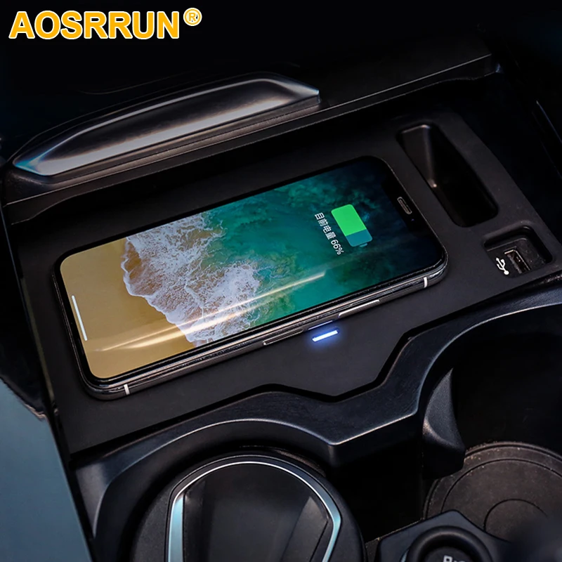 Беспроводной зарядный Модуль QI для мобильного телефона, автомобильные аксессуары для BMW X4 G02 2018 2019 30i M40i Беспроводной зарядный Модуль QI для мобильного телефона, автомобильные аксессуары для BMW X4 G02 2018 2019 30i M40i