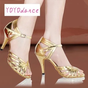 

2020 New Hot Sales Brand New Women's Ballroom Latin Tango Heeled Salsa Heel Hight 6/7.5/8.5CM Discount Cheap Dance Shoes