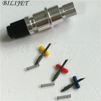 

Cutting plotter spare parts Mix order 30/45/60 degree Graphtec CB15 blade big icontek CB15U paper cutter knife 10pcs +1pc holder