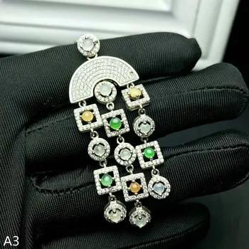 

KJJEAXCMY boutique jewelry,925 pure silver inlaid jade necklace pendant necklace