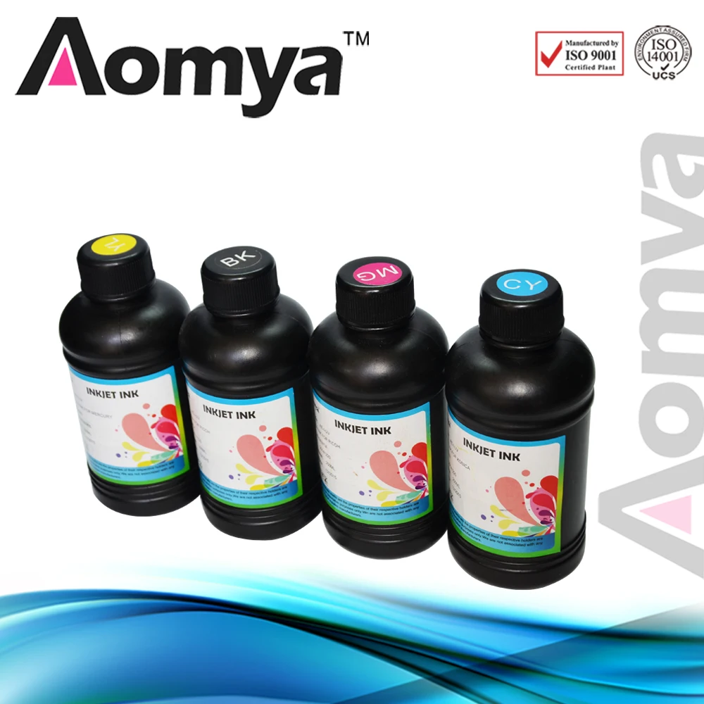 

[White] 4pcsx250ml UV INK / LED UV INK / for Epson DX5 DX6 DX7 Printer Head
