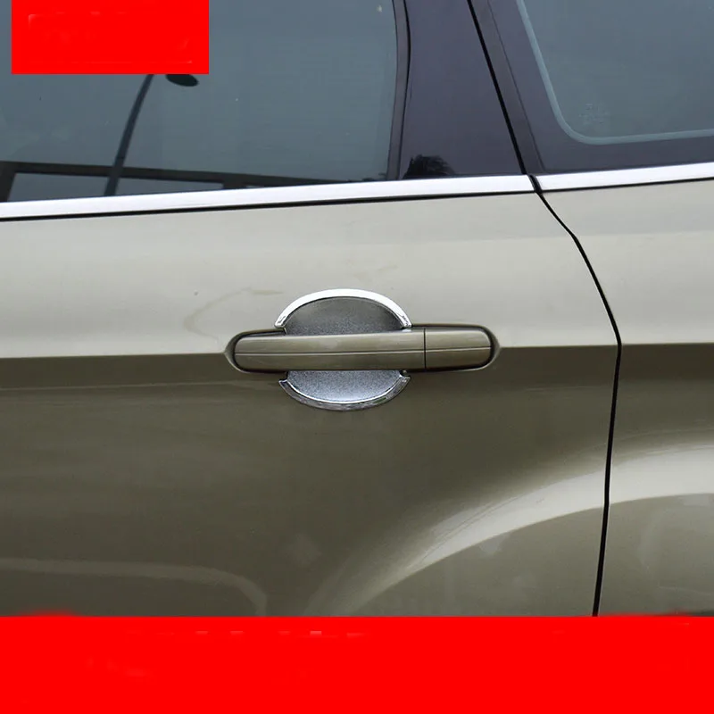 

ABS Chrome Door Bowl Covers For Ford Kuga/Escape 2013 2014 2015 2016 2017 2018 2019 4pcs
