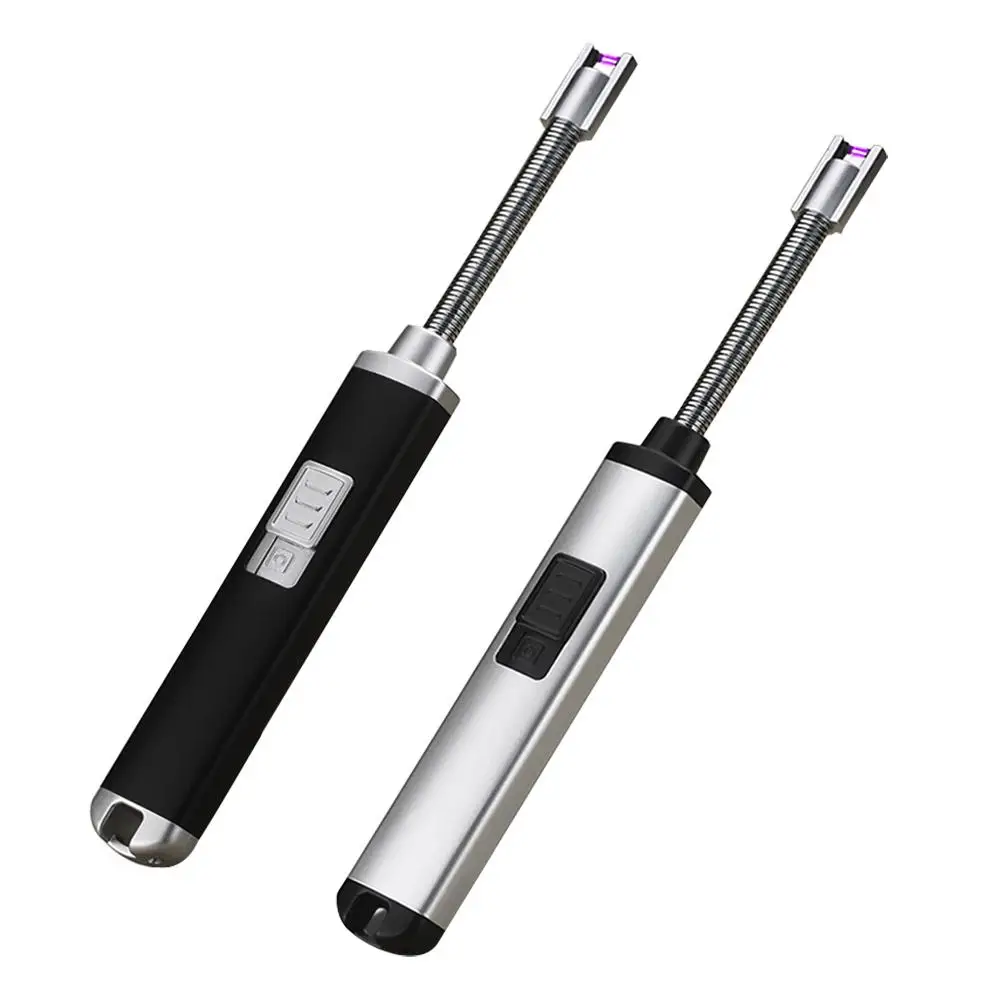

2018 New USB Charging Arc Igniter Lighter Electric Lighter Windproof Automatically Power-off Space Aluminum Durability
