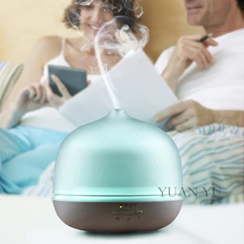

500ml Ultrasonic Aromatherapy Essential Oil Diffuser Air Humidifier Home Cool Mist Maker Fogger LED Aroma Diffuser Humidifier