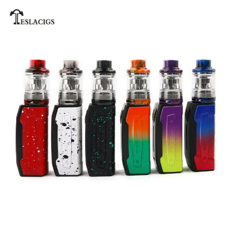 Оригинальный Teslacigs Соколы Starter Kit 2 мл смолы танк 2000 мАч Батарея с TS-XX 0.18ohm катушки