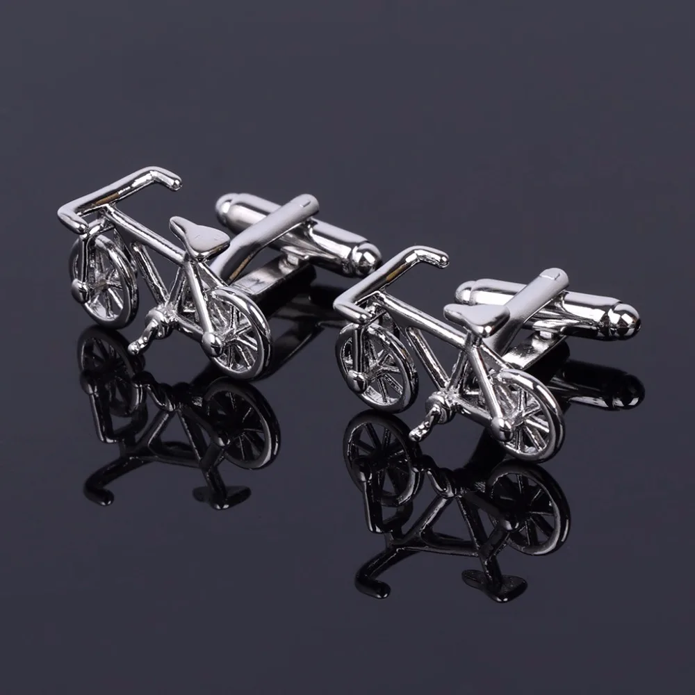 

JAVRICK Trend Men Bicycle Cufflinks Novelty Bike Design Mens Cuff Links Gift For Wedding/Business/Banquet/Feast