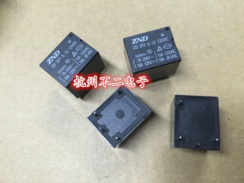 

Relay ZD-3FF-S-1Z 12VDC 5-pin set of conversion 7A 250V T73 3FF