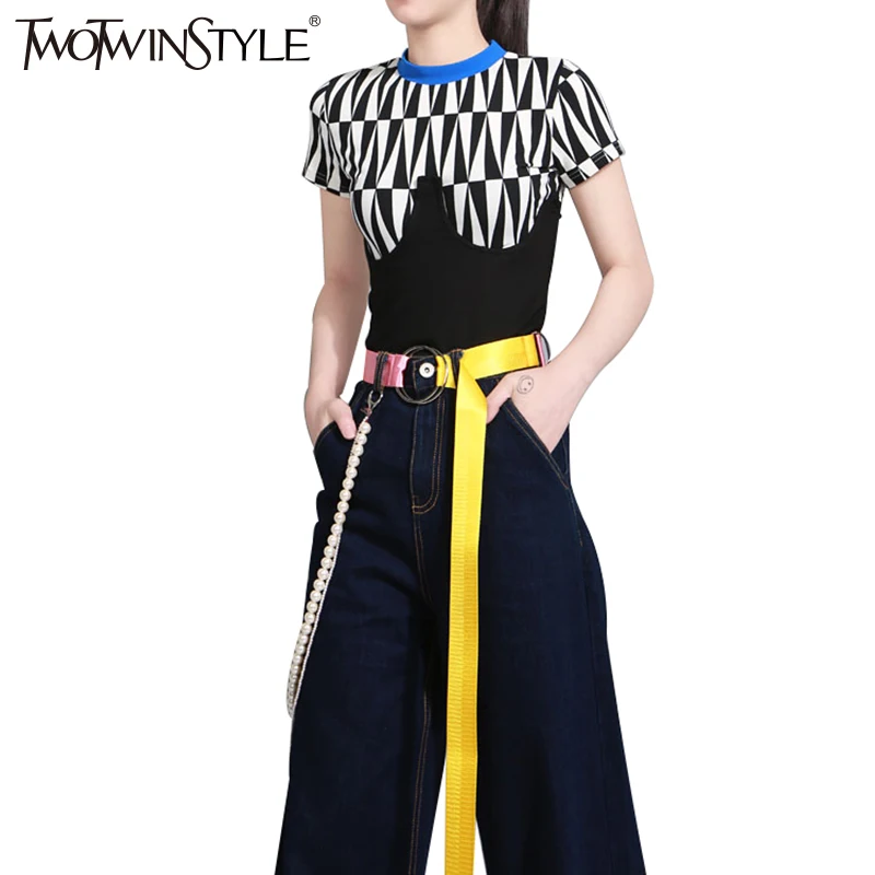 TWOTWINSTYLE Corset for Women Steampunk Clothing Bustier Bodice Sexy Corselet Female Underbust Crosets Outwear Tops Clothes New