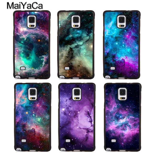 MaiYaCa Nebula Space Stars Universe для Samsung S3 S4 S5 S6 S7 S8 S9 plus edge Note черный мягкий чехол телефона