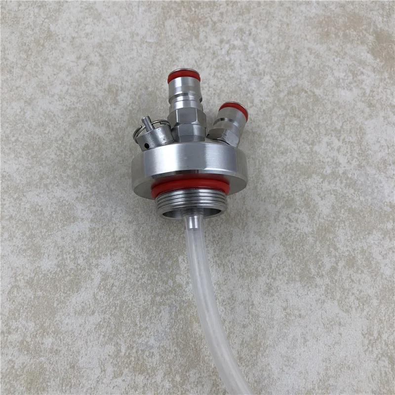 New 304 Stainless Steel Mini Keg Tap Dispenser with 12'' beer hose for Mini Craft Beer Keg Growler Homebrew Spear 2L,3 (1)