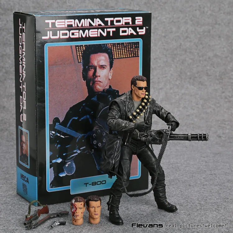 Acheter NECA Terminator 2 le Jour Du Jugement T 800 Arnold Schwarzenegger PVC Figurine À Collectionner Modèle Jouet 7 \