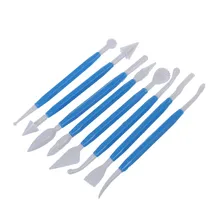 Сна сахарные украшения торта моделирование Инструменты комплект 8 шт. синий