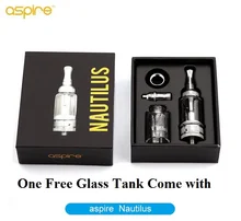 Originales Aspire Nautilus Tank Aspire Nautilus bvc kit con un envío tanque de vidrio